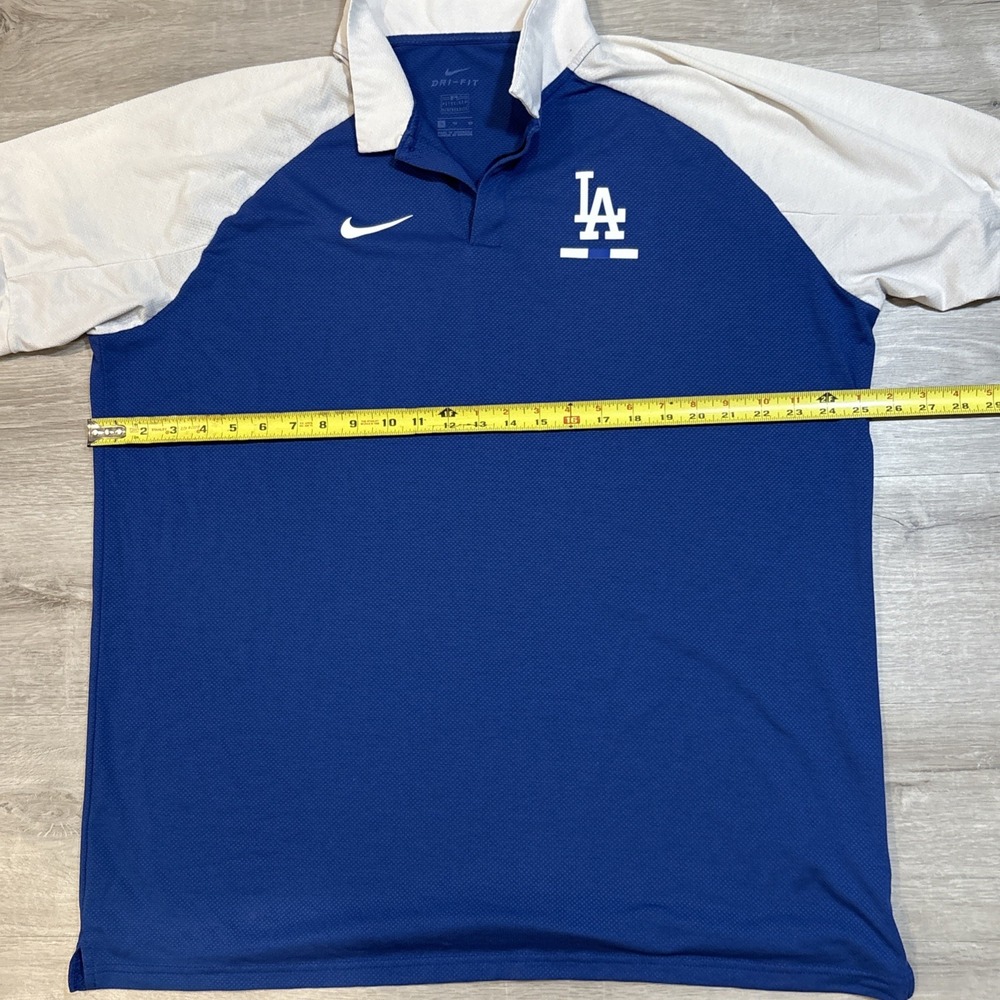 Nike Los Angeles‎ Dodgers 2020 Season Dri Fit Polo Shirt Men's Sz XL - Picture 5 of 8